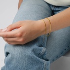 Armband Sheer Mirror Guld M/L