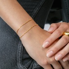 Armband Sheer Mirror Guld M/L