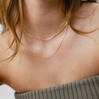 Halsband Sheer Mirror Guld