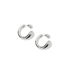 Örhängen Bolded Drops Silver