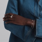 Ring Bolded Drops Silver
