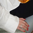 Ring Dear Silver Turkos 19 mm