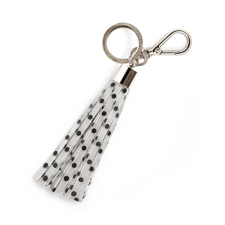 Reflekterande tofs silver prick