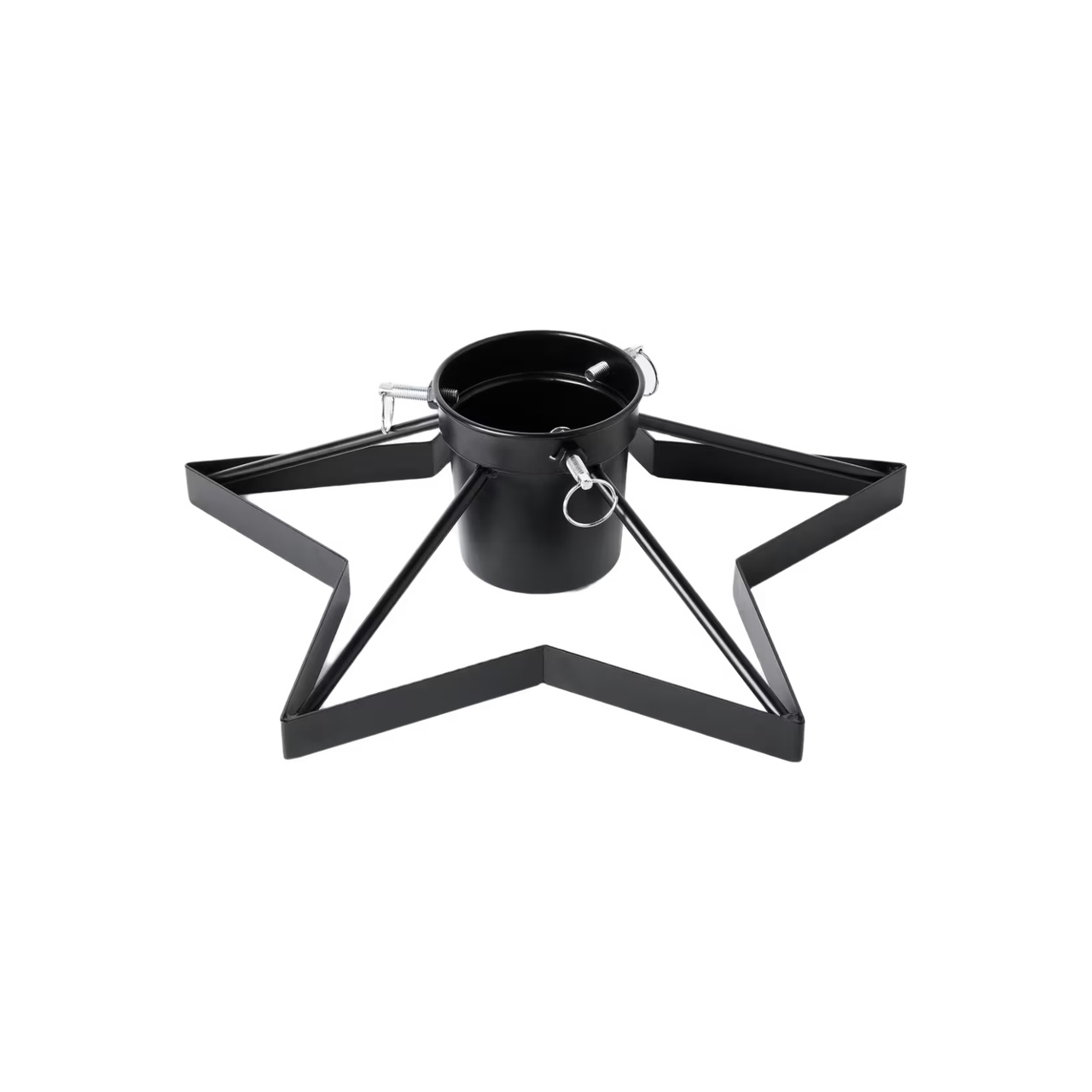 Juletræsfod Star Sort