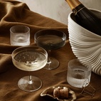Champagneglass Ripple 2-P Klar