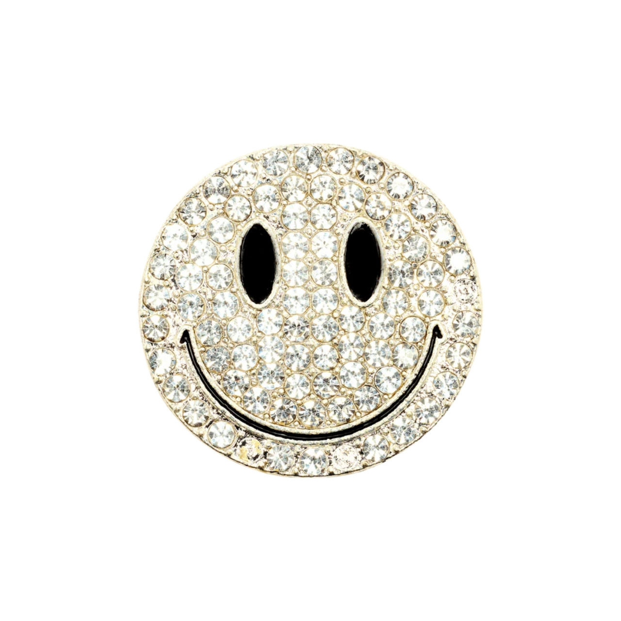 DRMZ Rhinestone Emoji Sølv