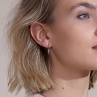 Øredobber Peak Hoops Mini Stål