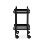 Block Serving Cart, Black/Black