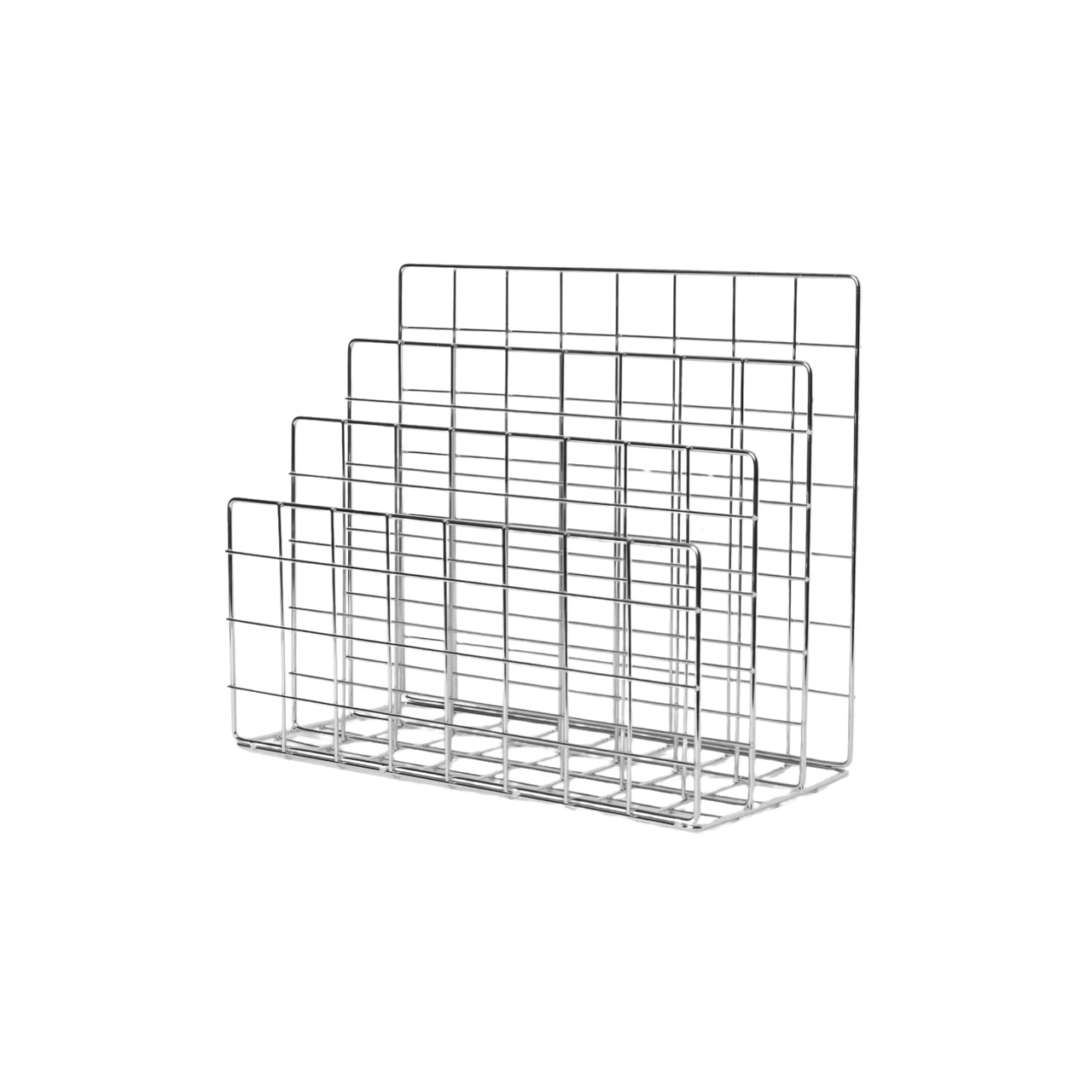 Tidsskriftstativ Koster 37x18x32 cm Krom