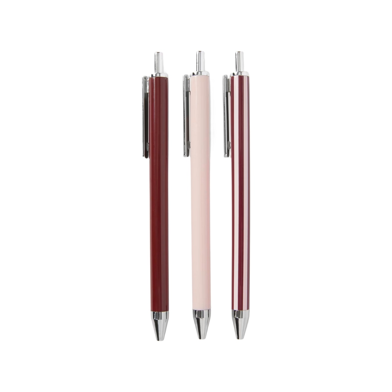 Pennset KIT 3-pakning rosa/burgunder