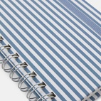Anteckningsbok KIT Stripe A6 Blå/vit