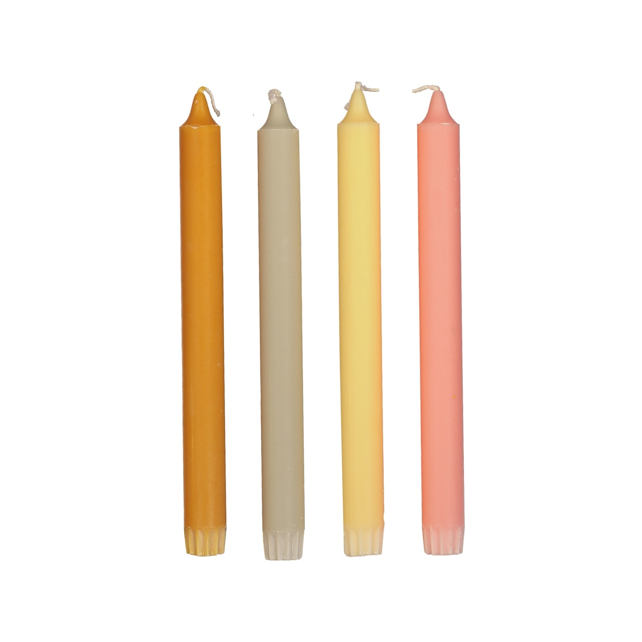 Kronljus 4 pack 24cm Multi Gul