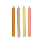 Kronljus 4 pack 24cm Multi Gul