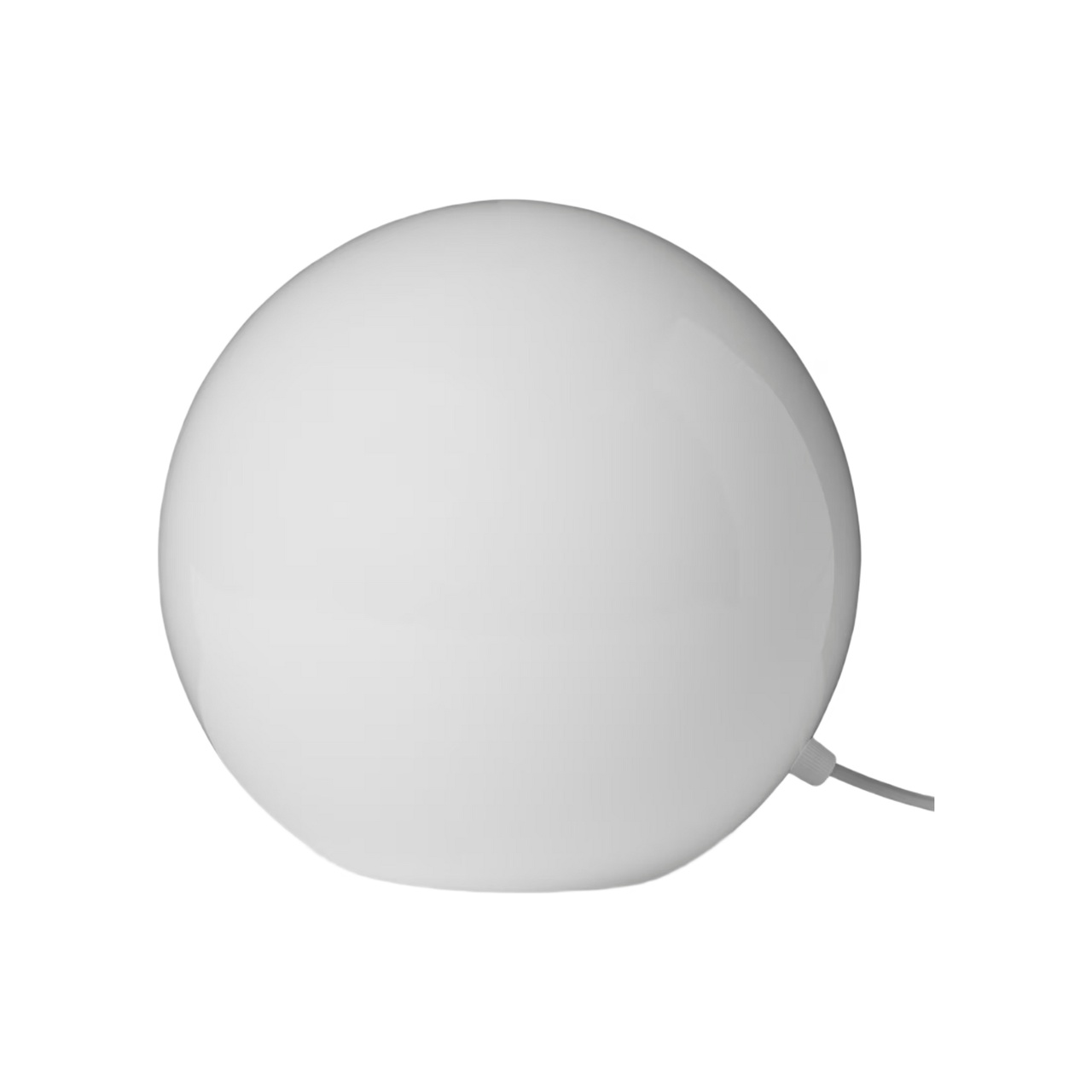 Bordslampa rund glas