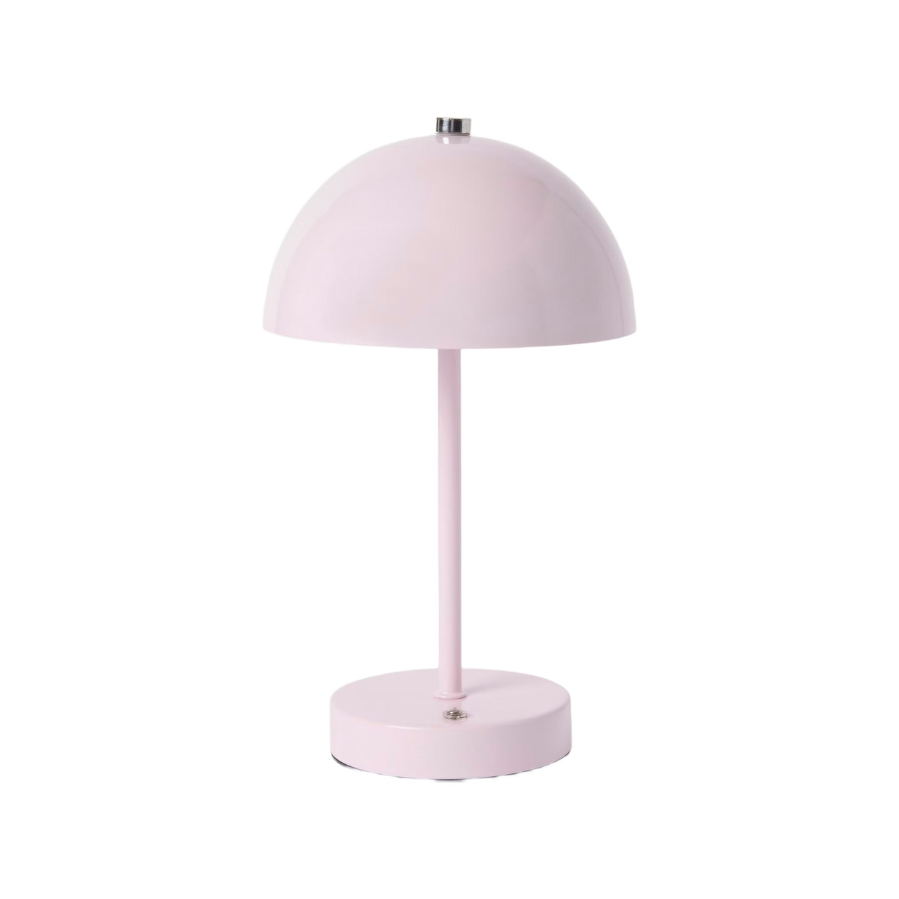 Bordlampe, oppladbar Lova, lysrosa