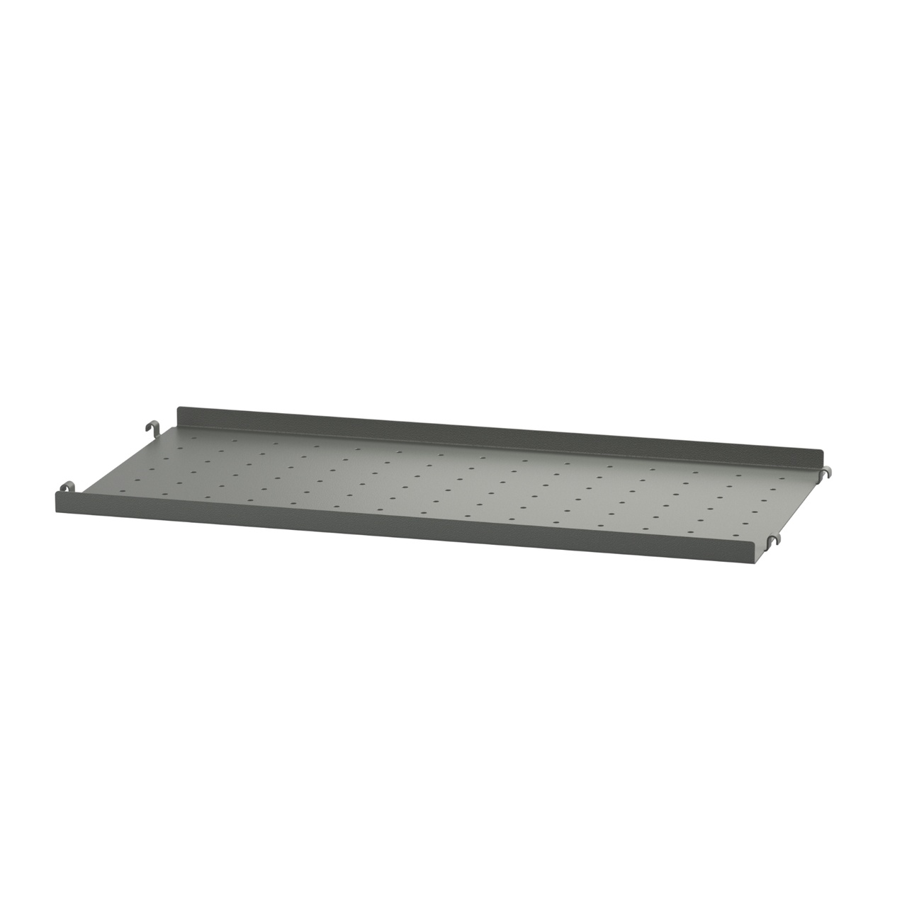 Metallhyllplan låg 58x30 Mörkgrå