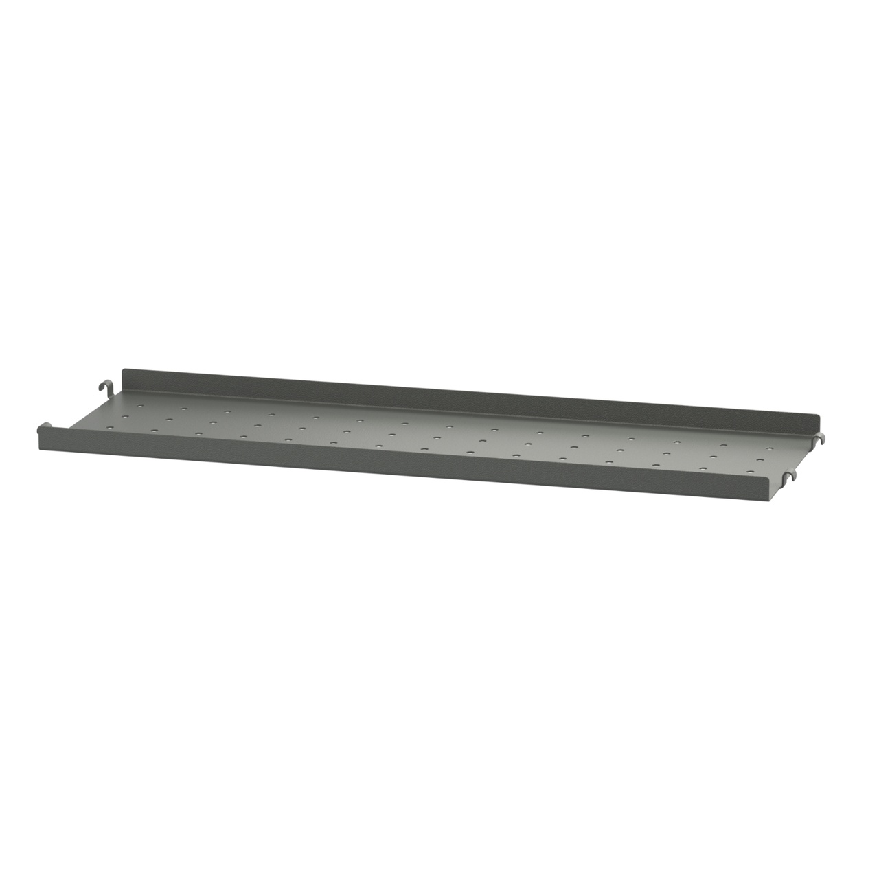 Metallhyllplan låg 58x20 Mörkgrå