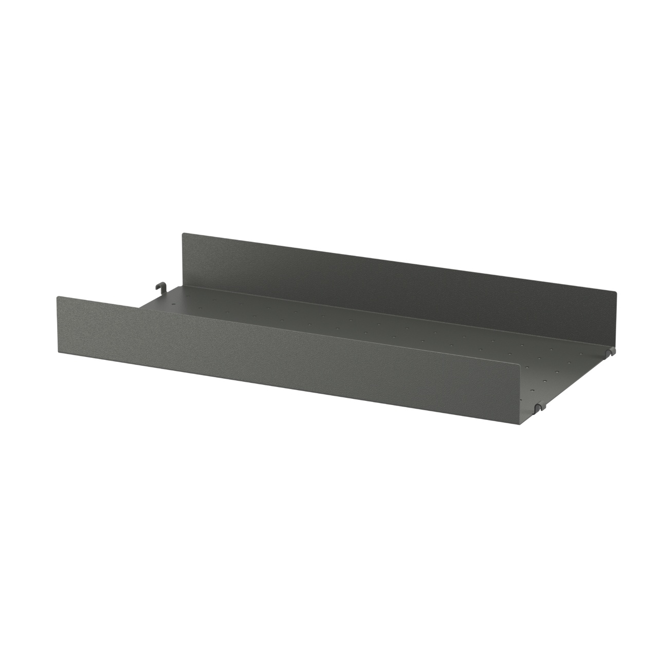 Metallhyllplan hög 58x30 Mörkgrå