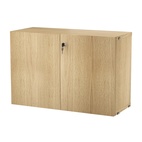 Skåp med lås 78x32,2x52 trä