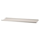 Metallhyllplan Låg 78x20 beige