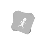 Glasunderlägg 10x10 cm, 4-pack