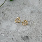 Örhängen Drop loop Guld