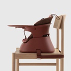 Hannie Mahogany Red Portable High Chair