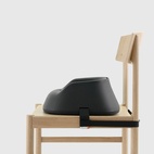 Bærbar barnestol Hannie Charcoal Black