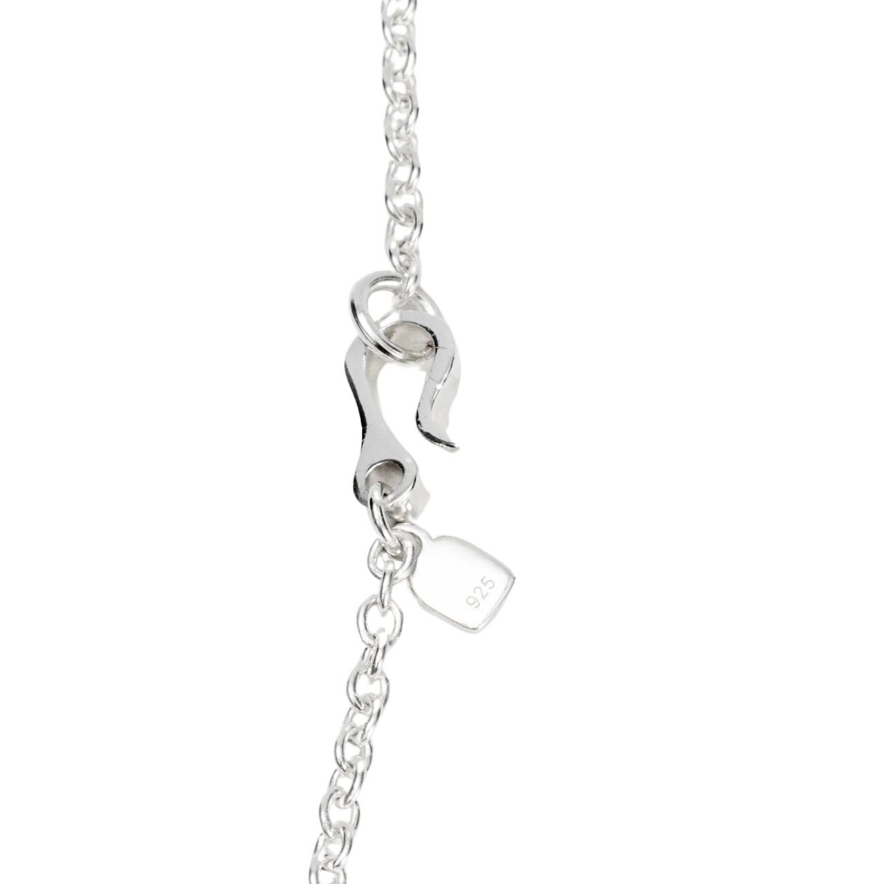 Halsband Small Anchor Hook  65 cm silver