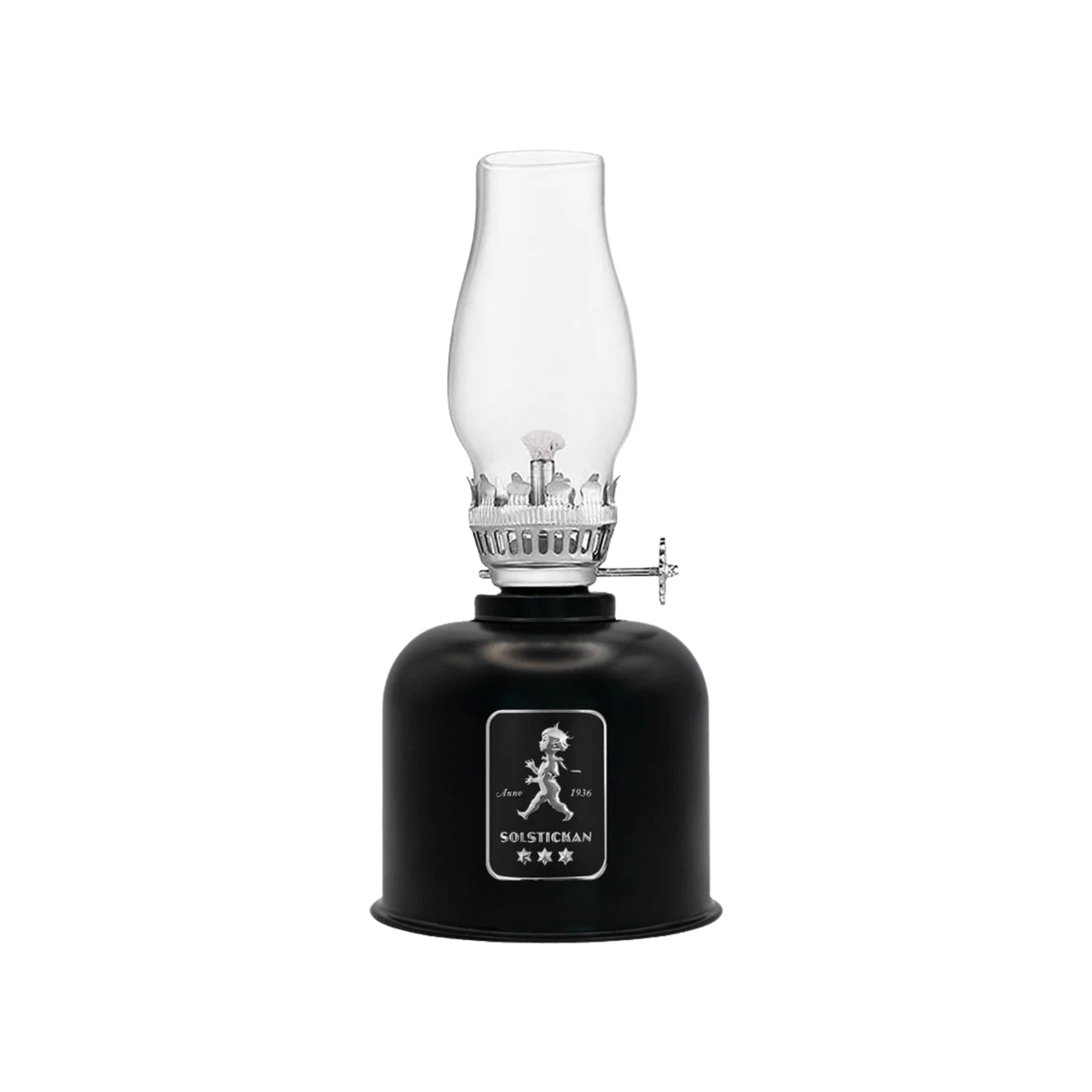 Fotogenlampa Svart/Silver