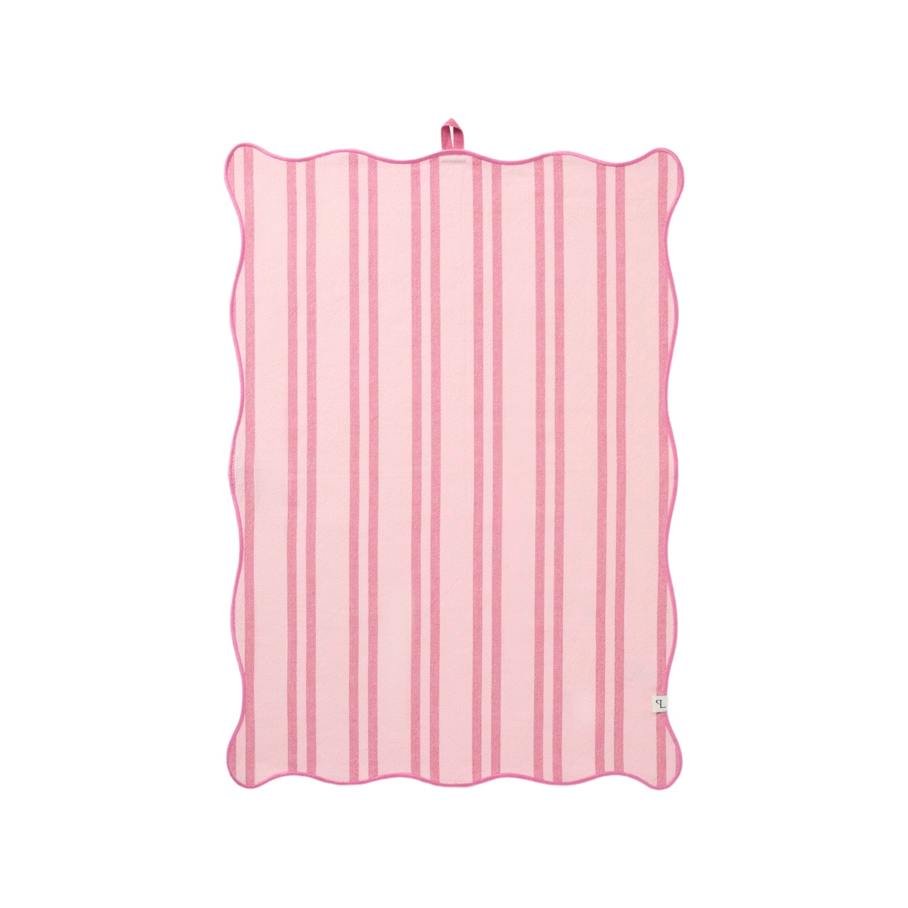 Kökshandduk Striped 50x70 cm rosa