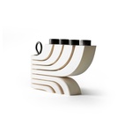 Ljusstake Nordic Light 4 vit