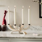 Ljusstake Nordic Light 4 vit