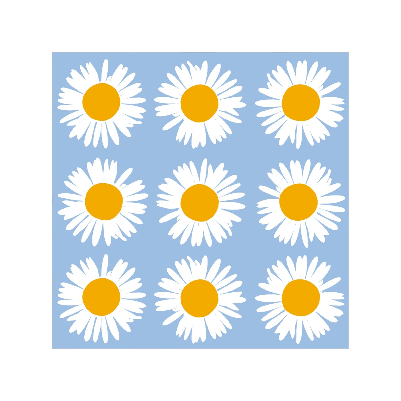 Servett Auringonkukka 33 cm Blå