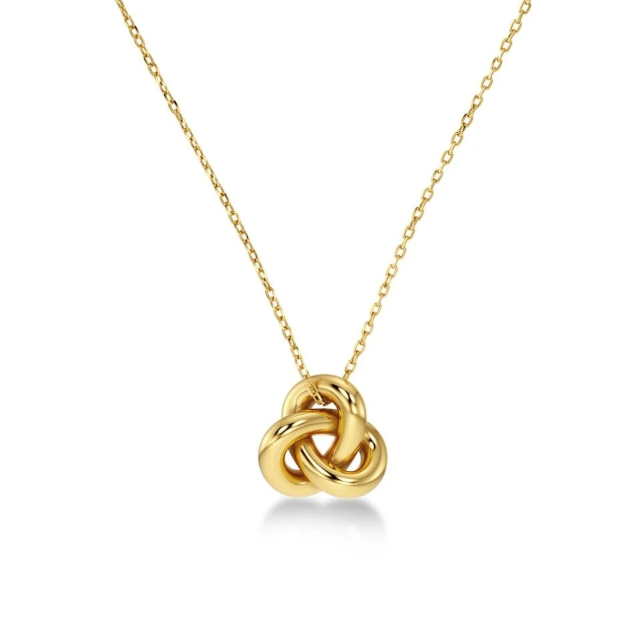 Infinity S Necklace Gold