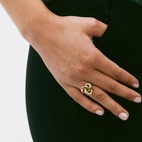 Ring Infinity Knot Large Guld XL 19,5 mm