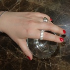 Ring Bonnie silver 18 mm