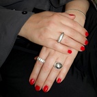 Ring Hill silver 19 mm