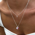 Berlock beloved heart Silver Rosa