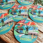 Glasunderlägg Göteborg 6-pack