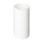 Blockljus LED 7,5x15 cm vit