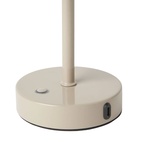 Oppladbar bordlampe Ebba Varmgrå