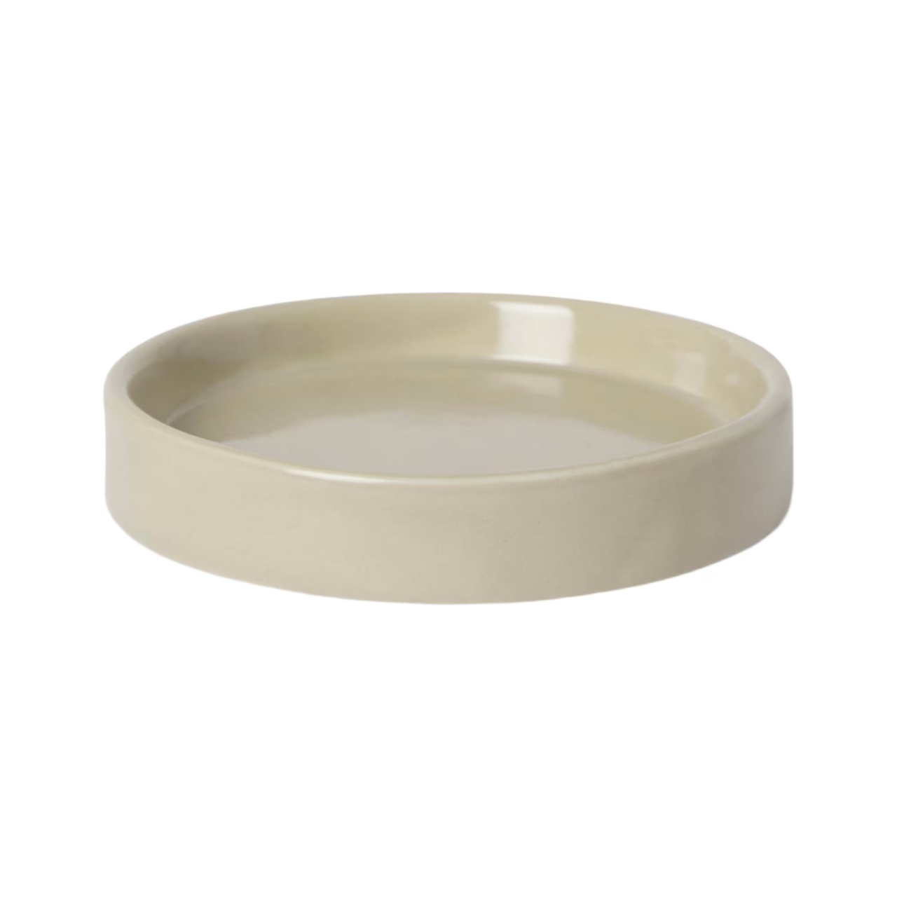 Ljusfat Vega rund Beige