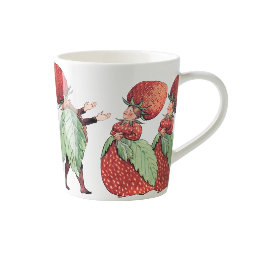 Mugg m öra Jordgubbsfam 40 cl