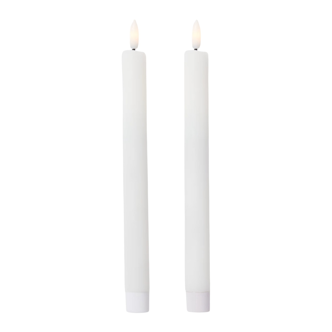 Antiklys LED 2-p hvit