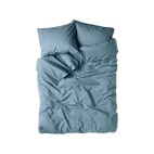 Bäddset Vide Percale 220x210cm Blå