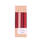Taper candles 4-pack 24cm Multi Red
