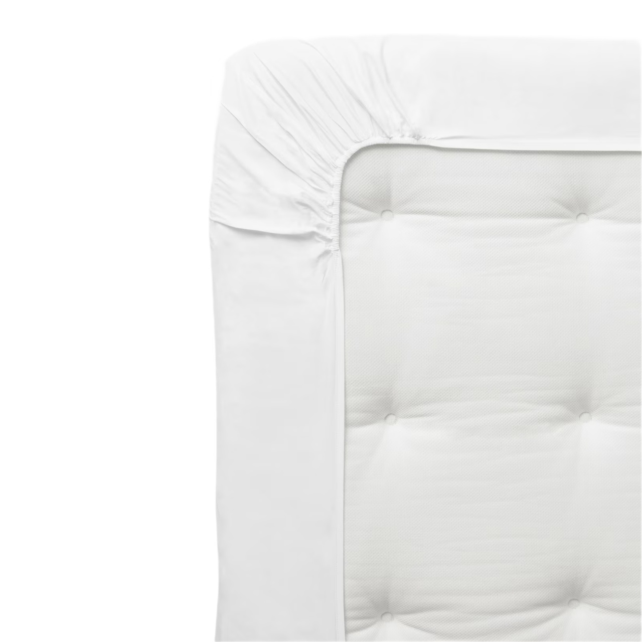 Dra-på-lakan VIDE bambu vit 90x200