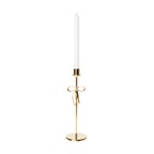 Bow L Gold Candle Holder