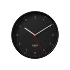 Väggklocka Mano 20 cm Svart